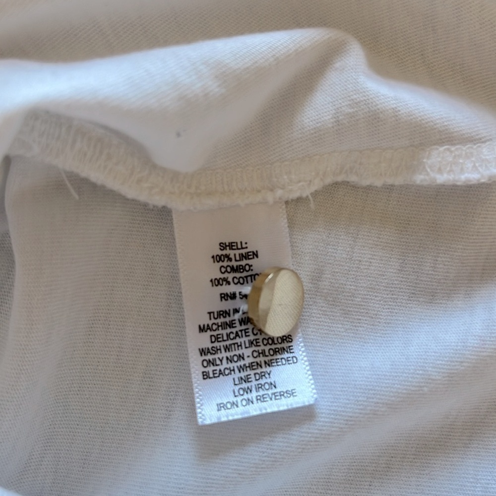 KENSIE LINEN/COTTON TOP - Picture 7 of 12